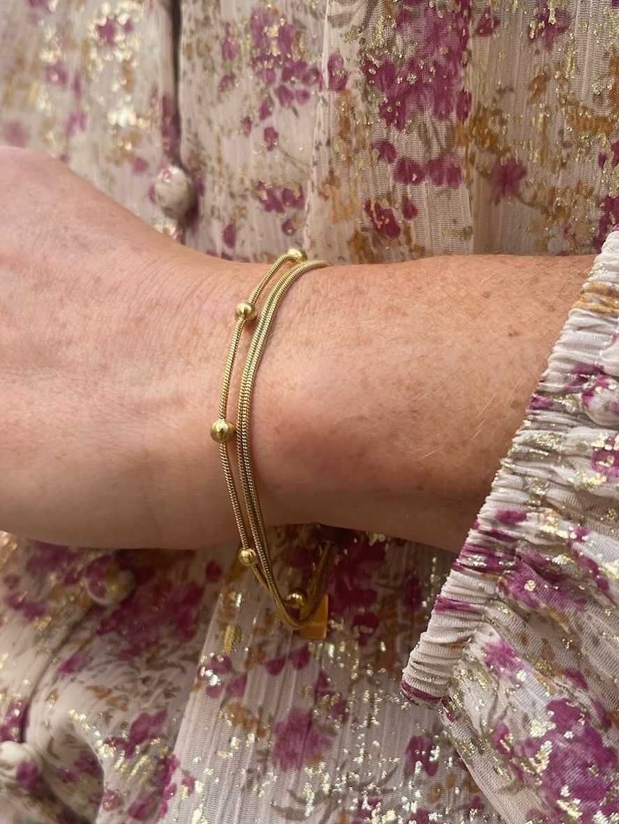 Bracelet multi rangs or