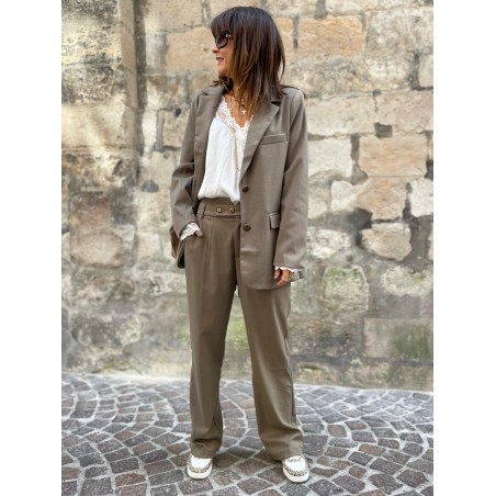 Veste blazer taupe