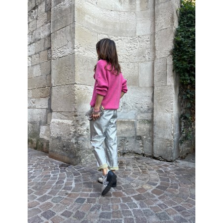 Pantalon argenté