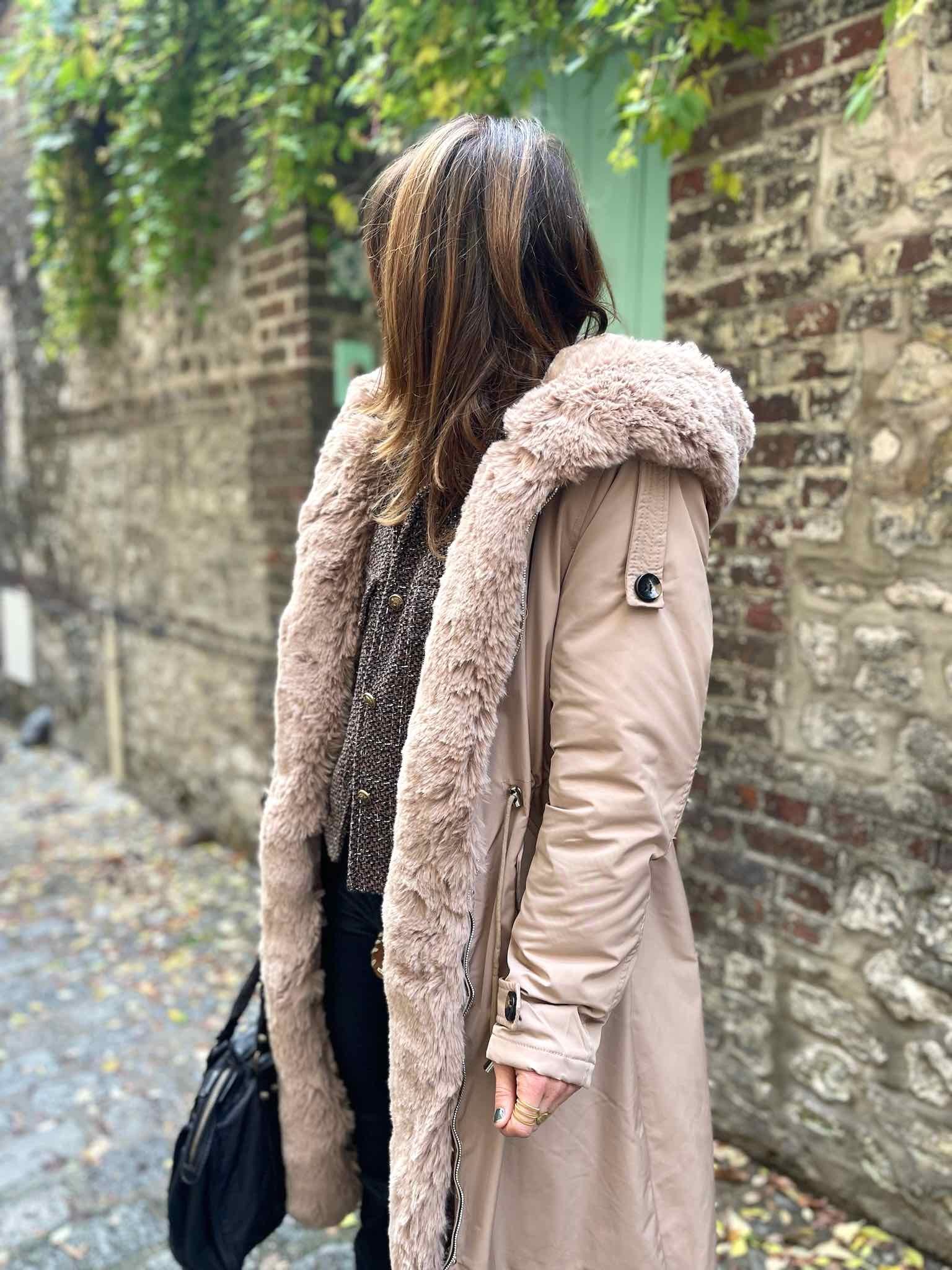 Parka beige