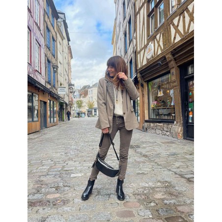 Veste blazer taupe