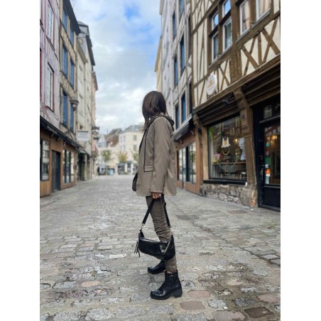 Veste blazer taupe