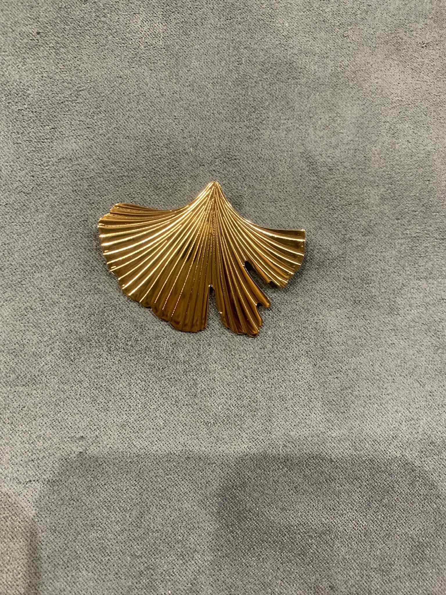Broche feuille de ginkgo