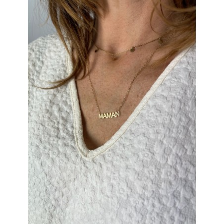 Collier Maman gold