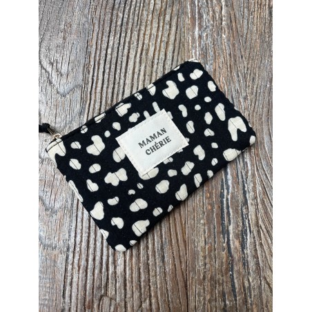 Pochette Maman Chérie léo noire
