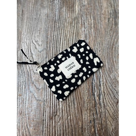 Pochette Maman Chérie léo noire
