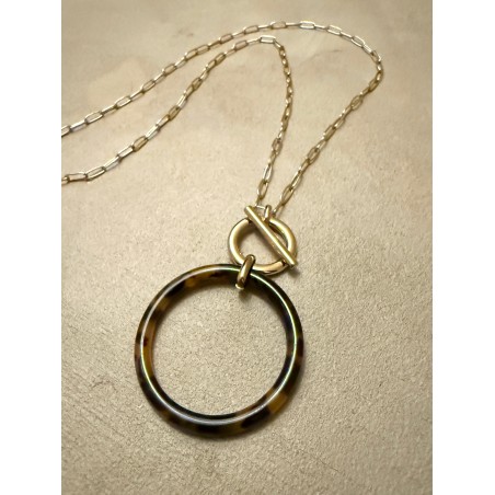Sautoir cercle léo