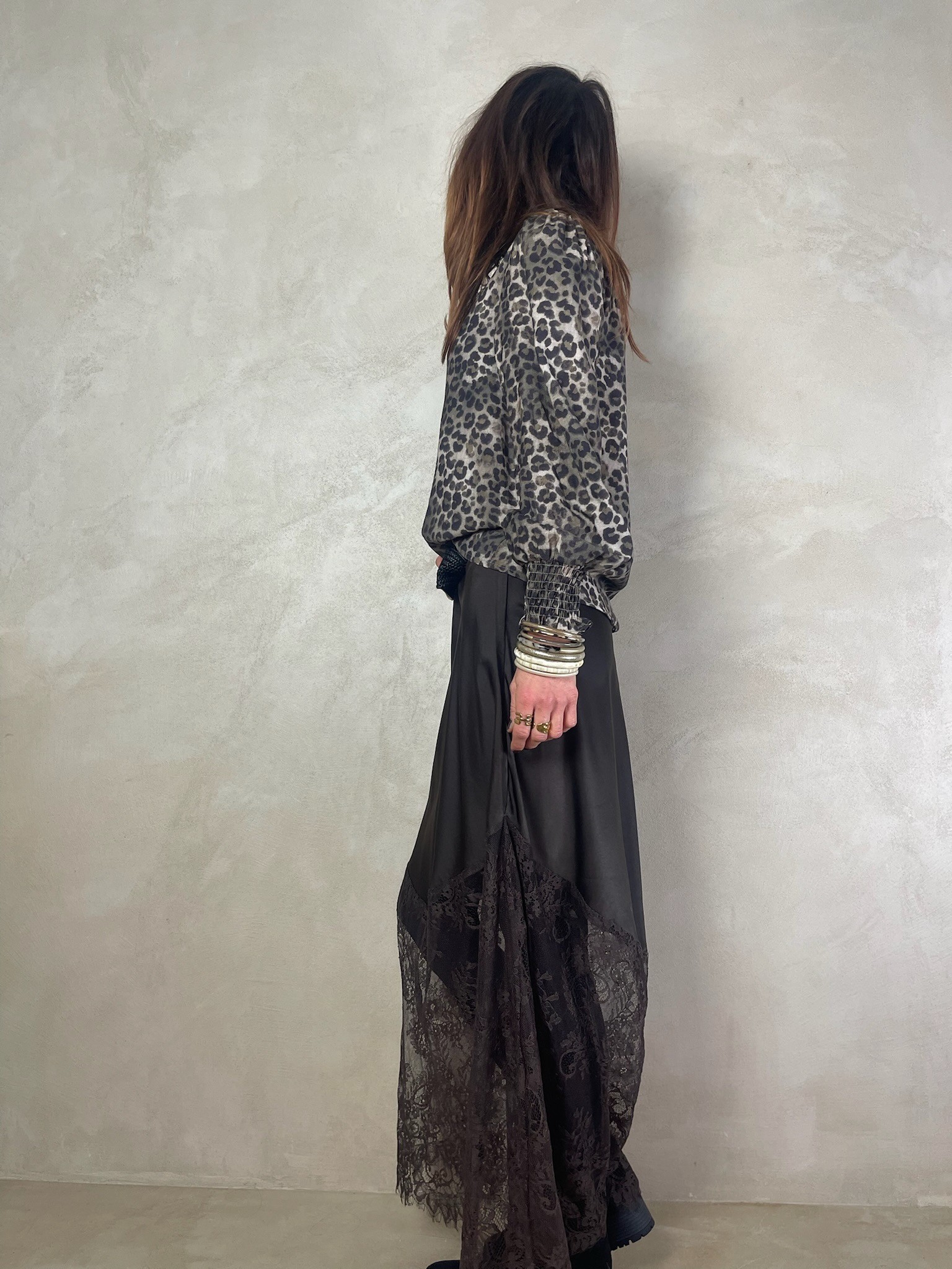 Blouse léo choco kaki