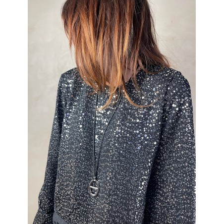 Top sequins noeud
