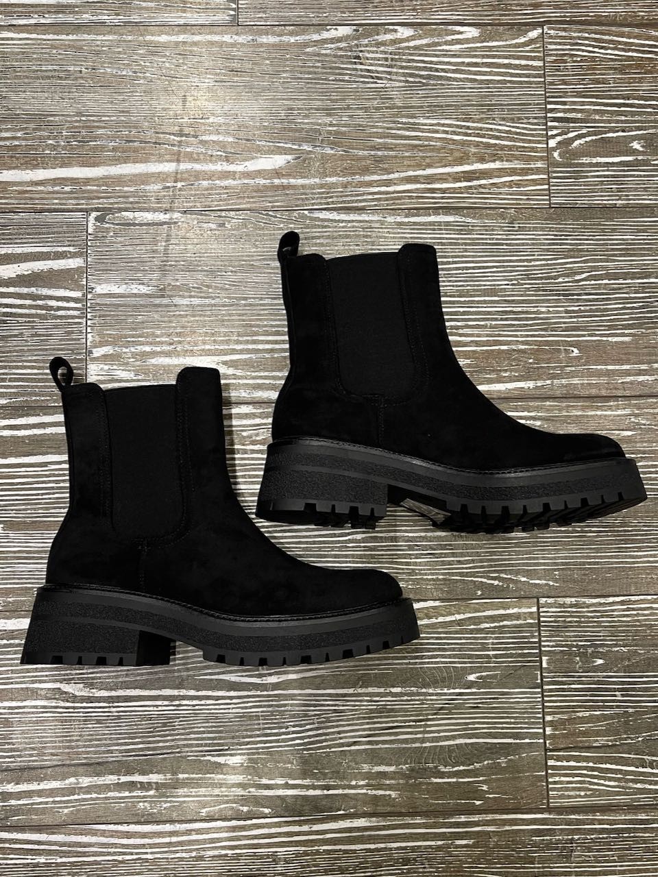 Boots chealsea effet daim