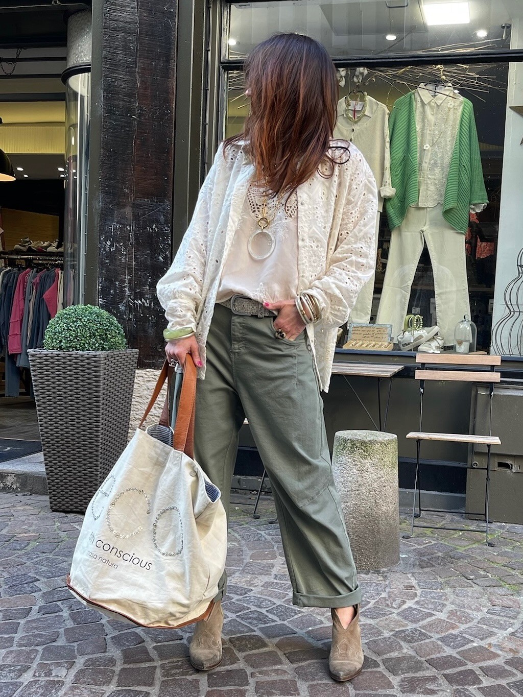 Pantalon ballon kaki