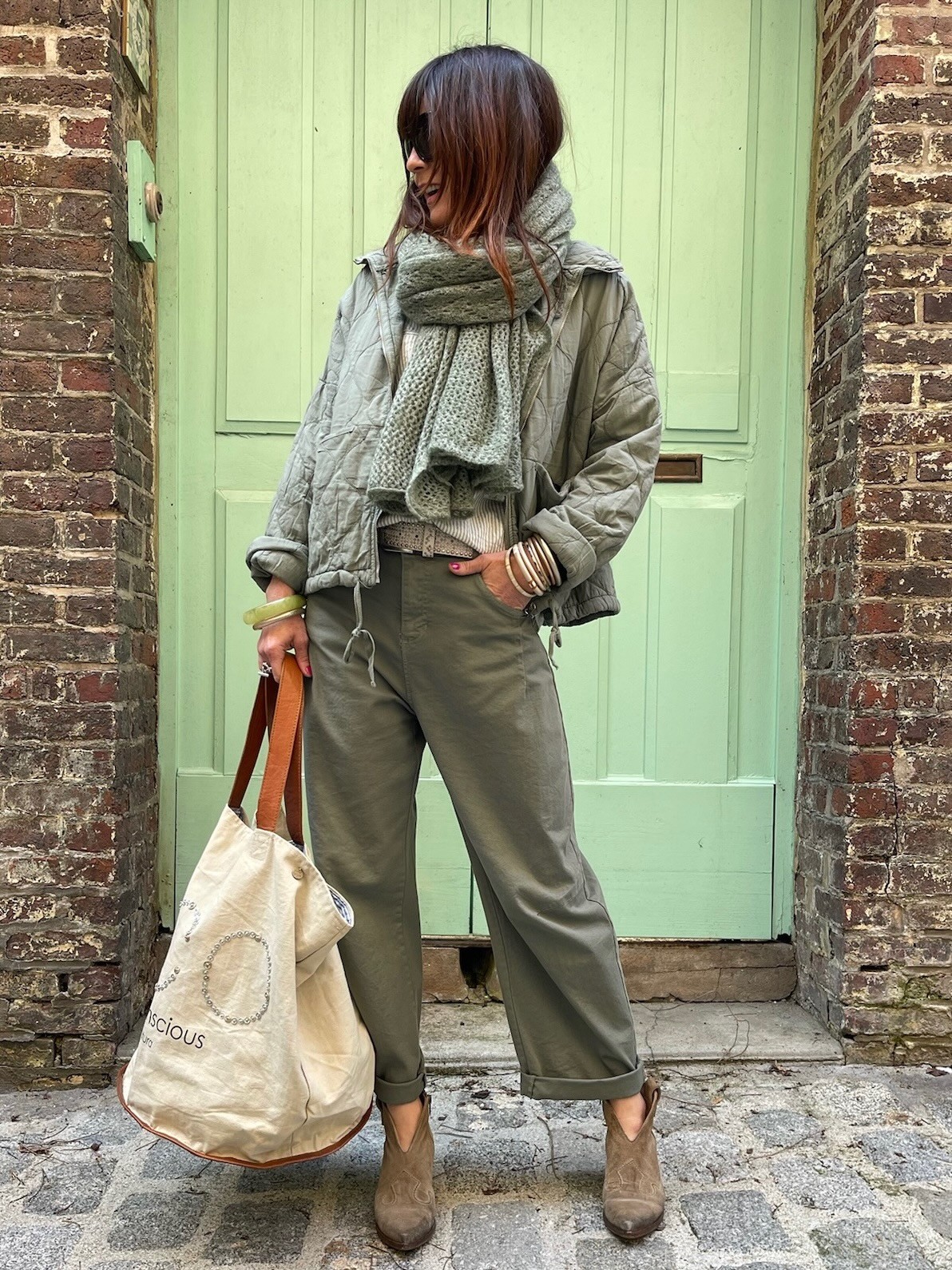 Pantalon ballon kaki