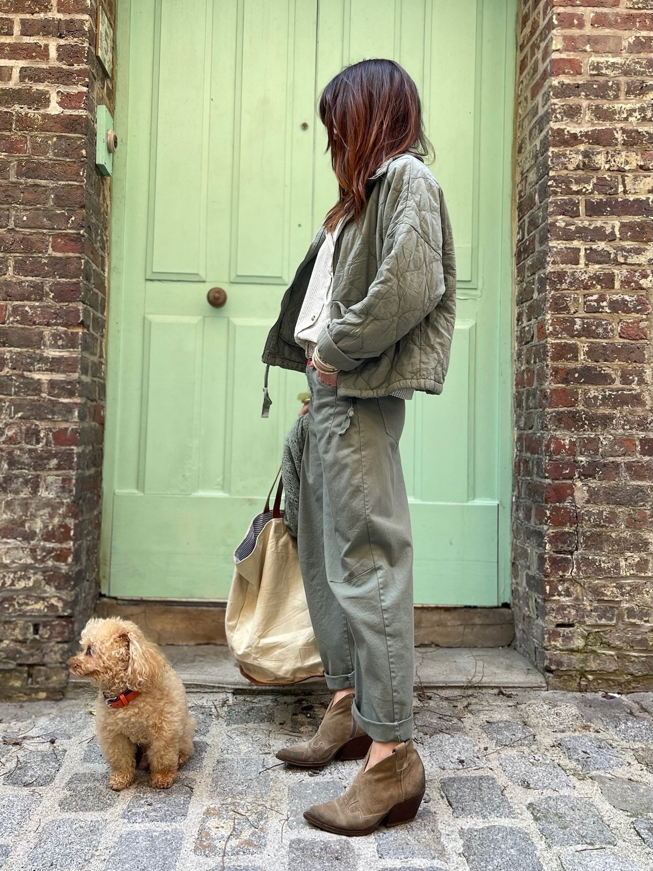 Pantalon ballon kaki