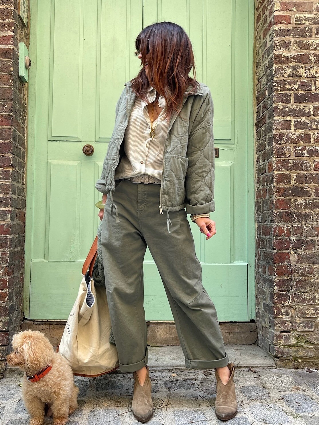 Pantalon ballon kaki