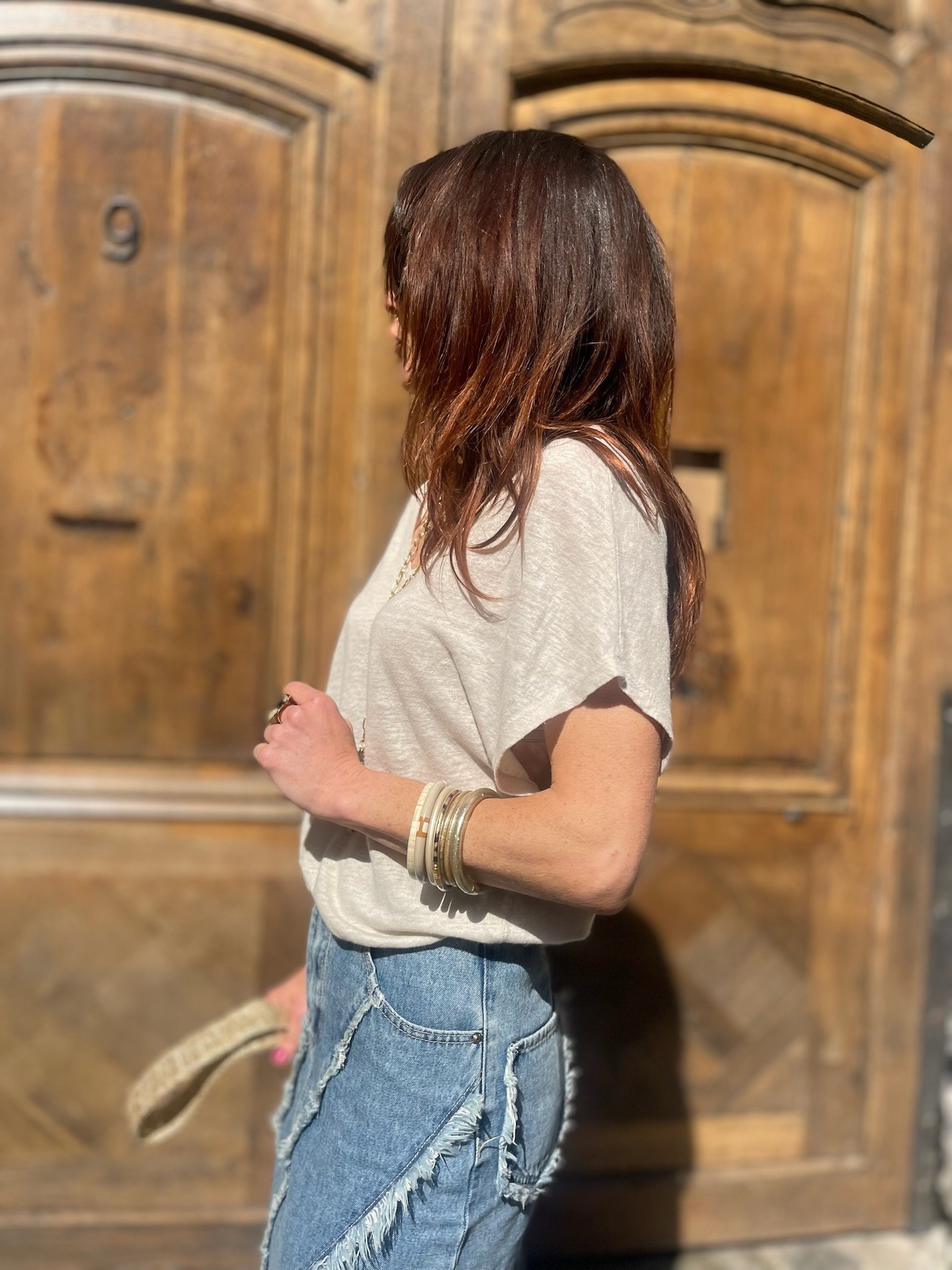 Top lin beige