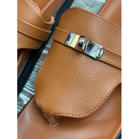 Sandales simili camel