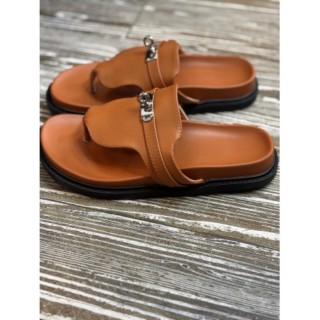 Sandales simili camel
