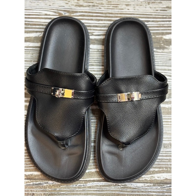 Sandales simili noires