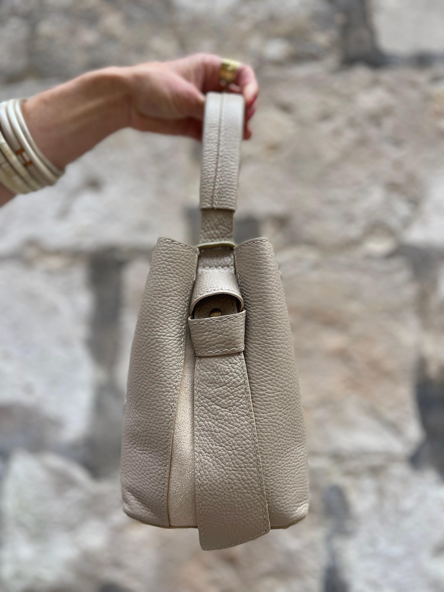 Sac sceau beige