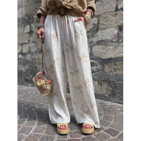 Pantalon palmier beige