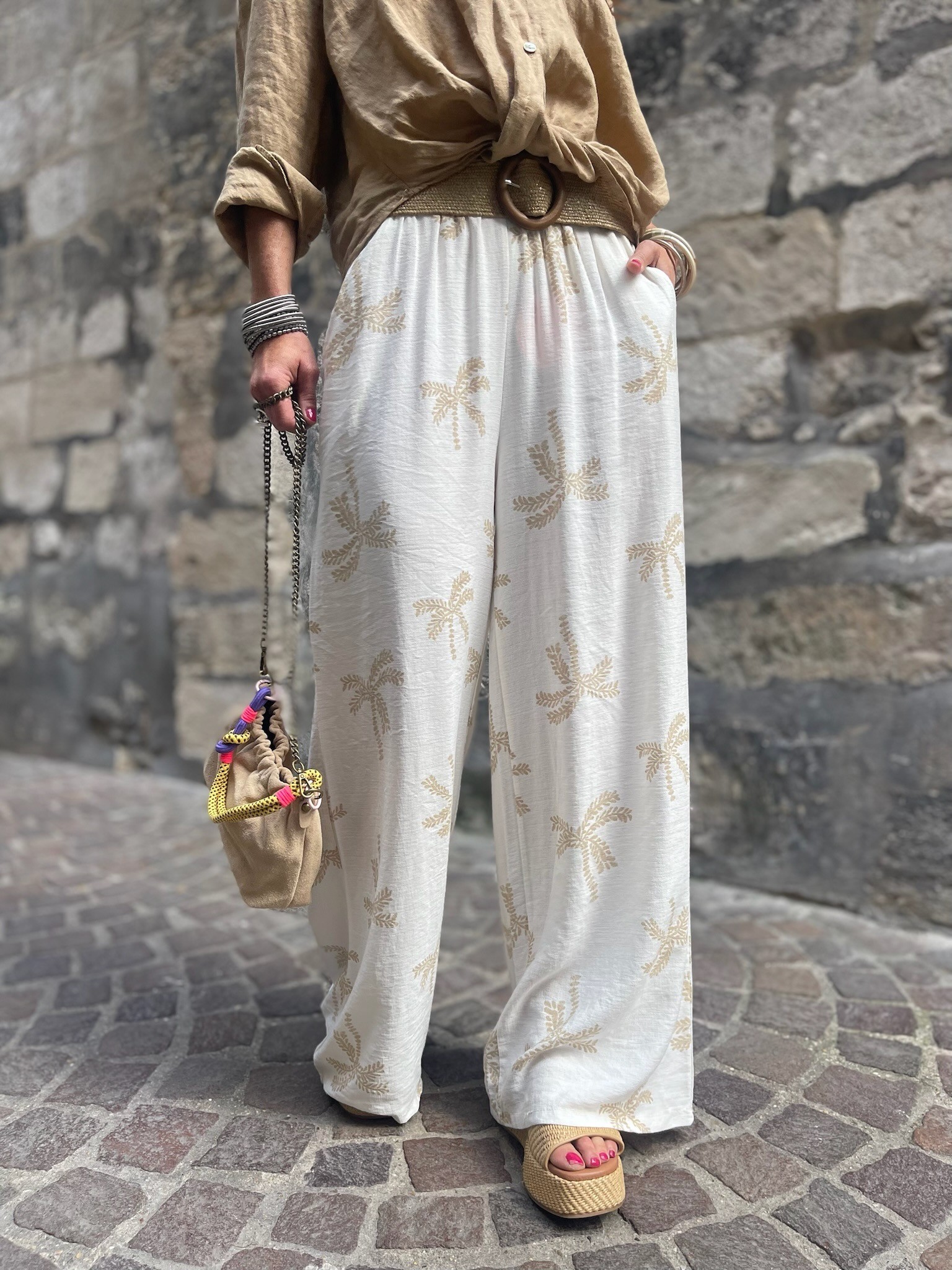 Pantalon palmier beige