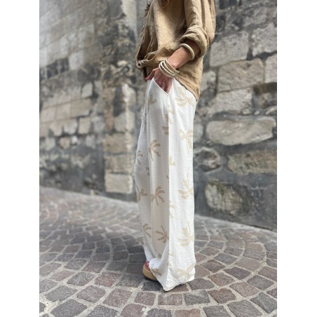Pantalon palmier beige