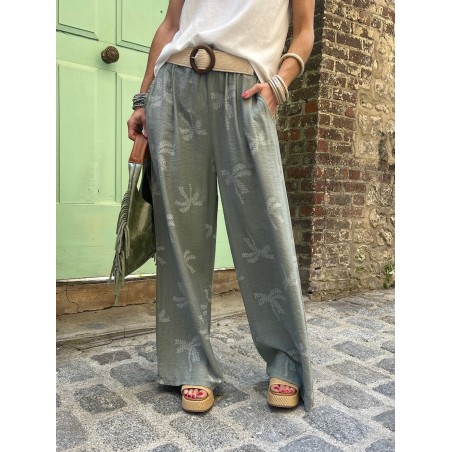 Pantalon palmier kaki