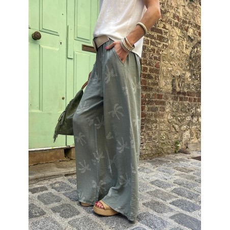 Pantalon palmier kaki