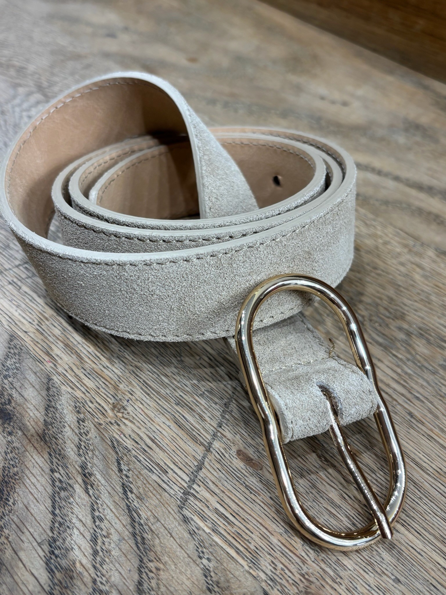 Ceinture daim beige mini...