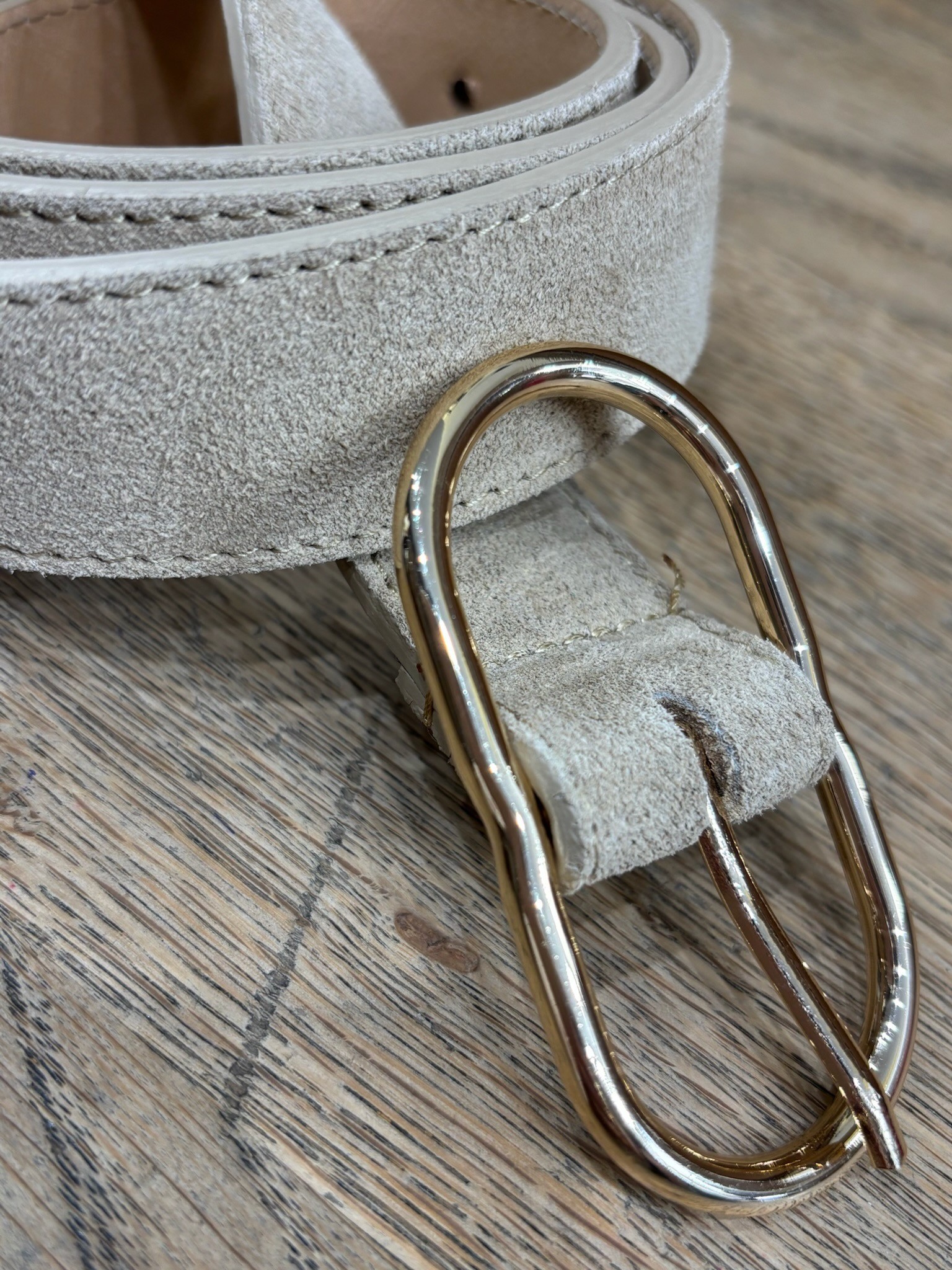 Ceinture daim beige mini...
