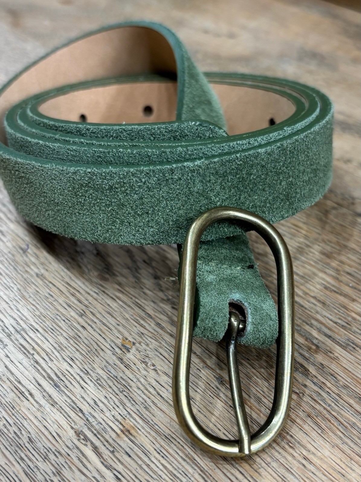Ceinture daim kaki mini...