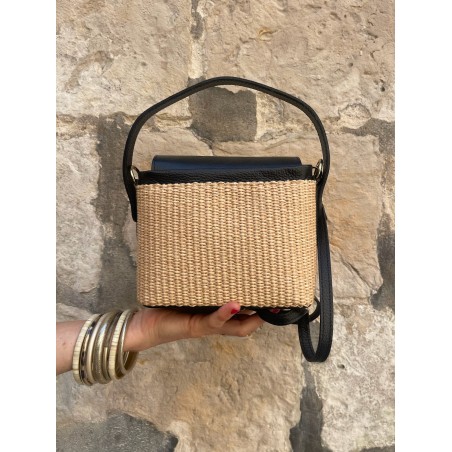 Sac rotin noir