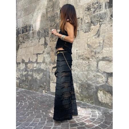 Ensemble noir dentelle