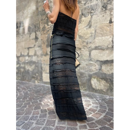 Ensemble noir dentelle