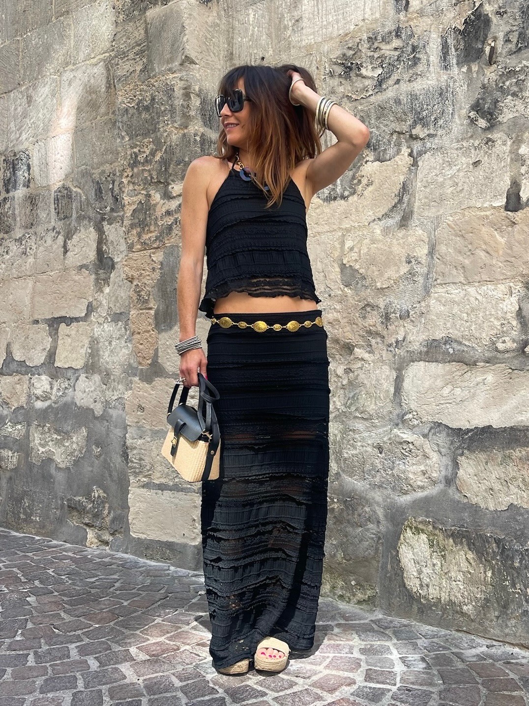 Ceinture bijou maillons gold