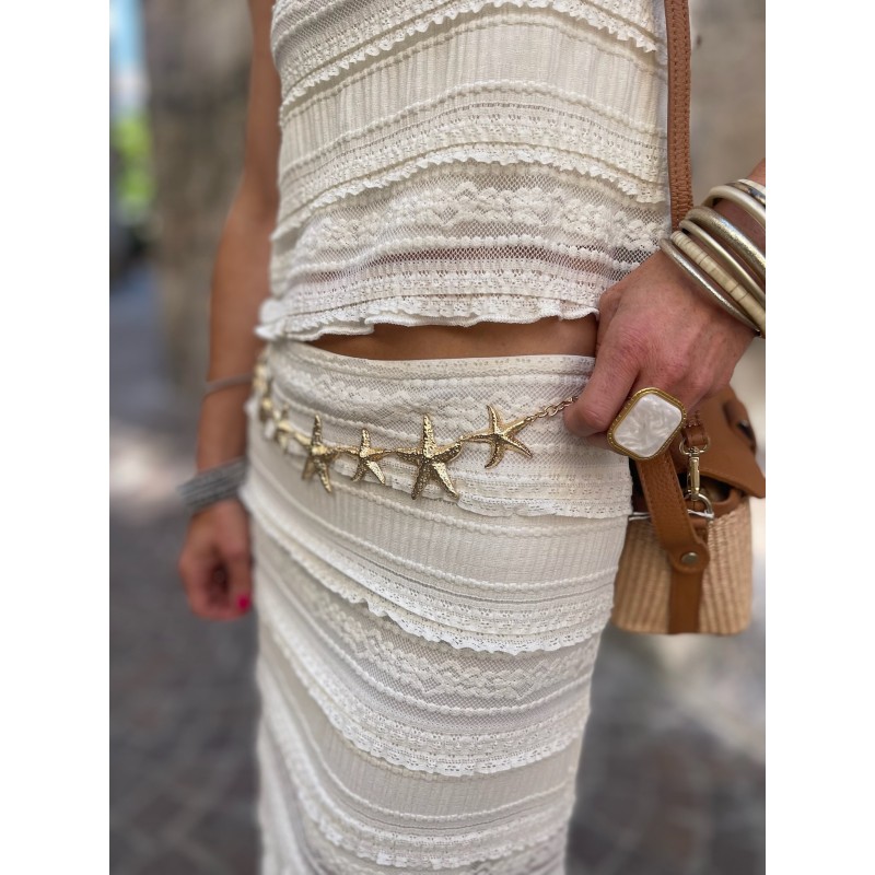 Ceinture bijou étoiles gold