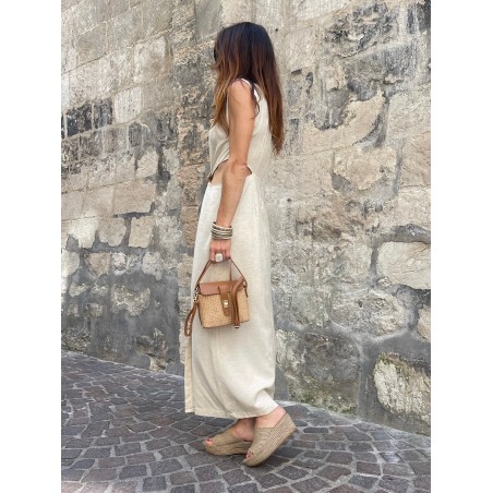Robe longue lin
