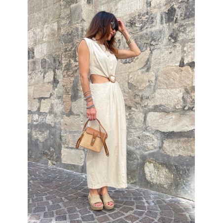 Robe longue lin