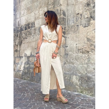 Robe longue lin