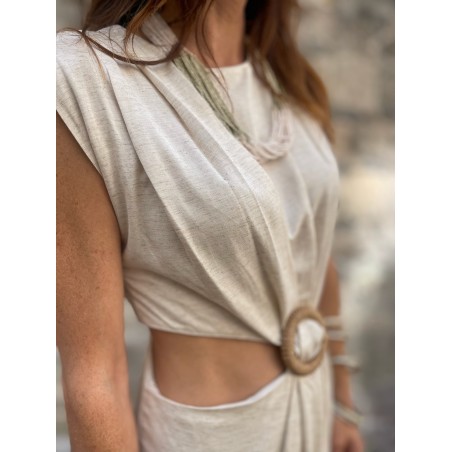 Robe longue lin