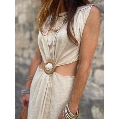 Robe longue lin