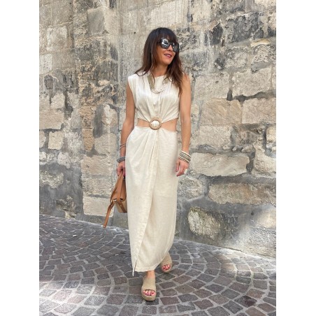 Robe longue lin