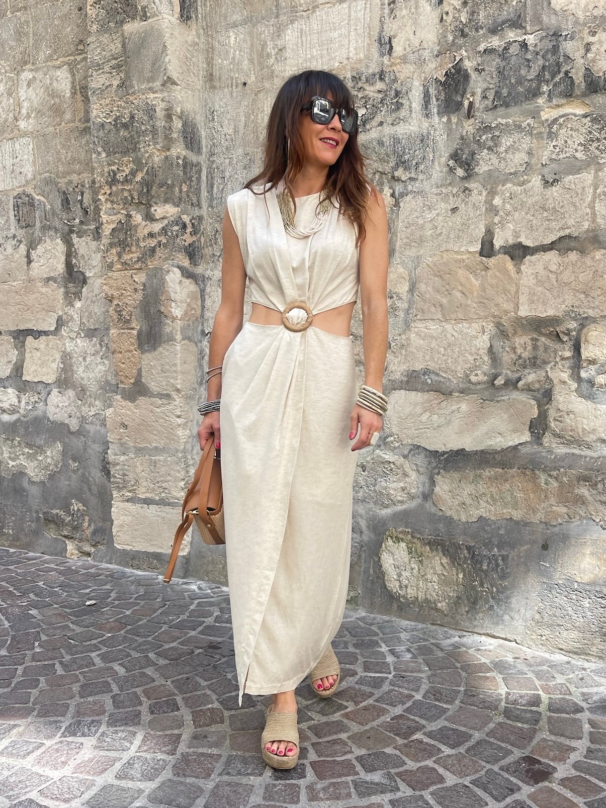 Robe longue lin