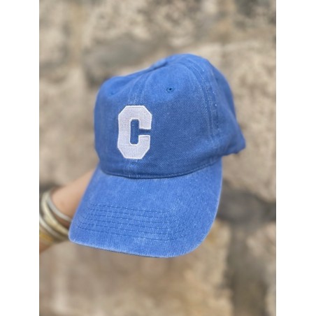 Casquette bleu jean