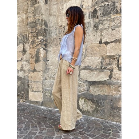 Flare lin camel