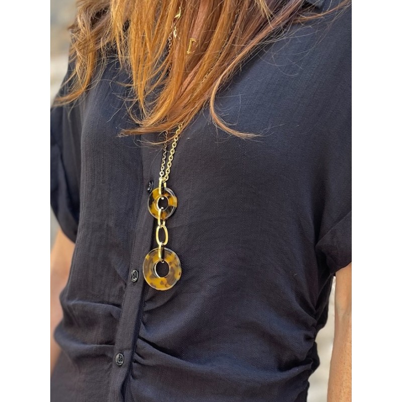 Collier sautoir double