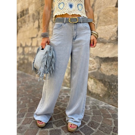 Flare denim fluide