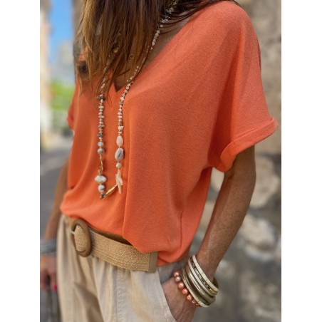 Top orange col V