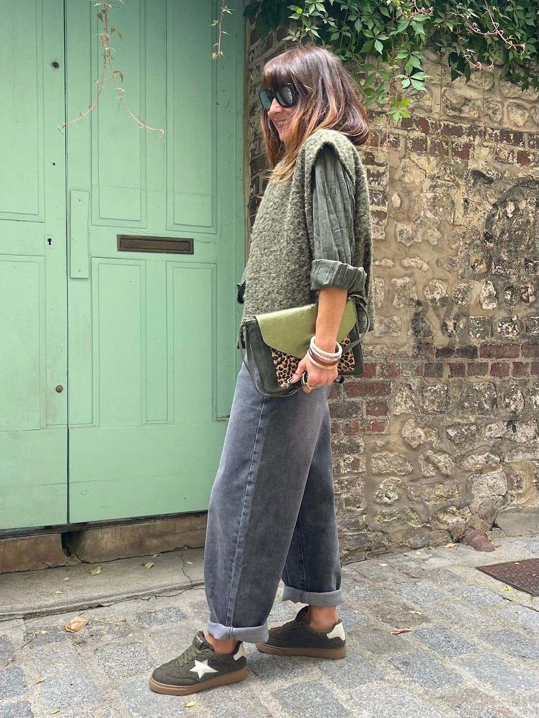 Gilet kaki sans manche