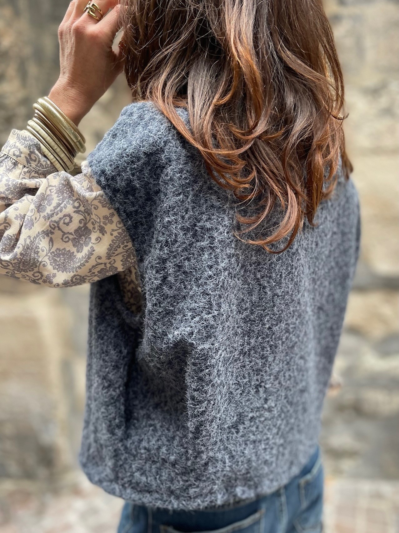 Gilet marine sans manche